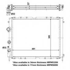 56098 NRF Радиатор, охлаждение двигателя