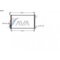 DN5251 AVA Конденсатор, кондиционер