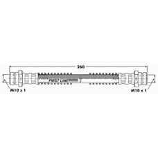 FBH6566 FIRST LINE Тормозной шланг