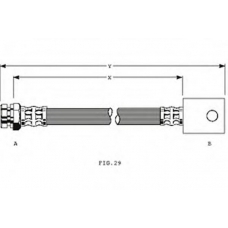 PHA320 TRW Тормозной шланг