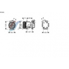 RTK401 AVA Компрессор, кондиционер