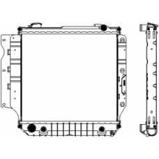 3231-8502 SAKURA  Automotive Радиатор, охлаждение двигателя