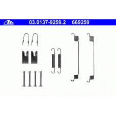 03.0137-9259.2 ATE Комплектующие, тормозная колодка