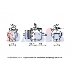 851966N AKS DASIS Компрессор, кондиционер