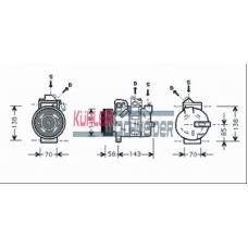 8407701 KUHLER SCHNEIDER Компрессор, кондиционер