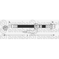 T 28 013 BREMBO Тормозной шланг