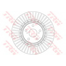 DF6265 TRW Тормозной диск