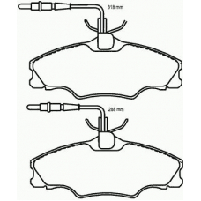 P 61 056 BREMBO Комплект тормозных колодок, дисковый тормоз