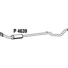 P4639 FENNO Средний глушитель выхлопных газов