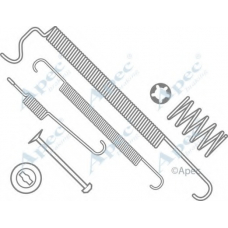 KIT610 APEC Комплектующие, тормозная колодка