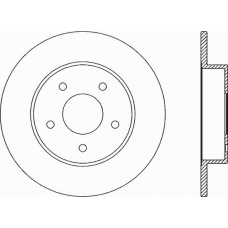 BDA2046.10 OPEN PARTS Тормозной диск