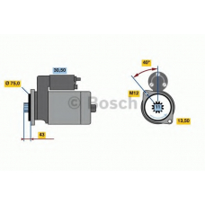 0 986 022 950 BOSCH Стартер