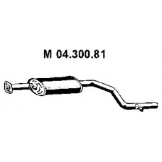 04.300.81 EBERSPACHER Средний глушитель выхлопных газов