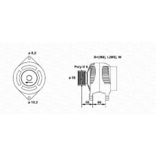 943354083010 MAGNETI MARELLI Генератор