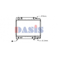 121690N AKS DASIS Радиатор, охлаждение двигателя