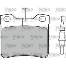 598062 VALEO Комплект тормозных колодок, дисковый тормоз