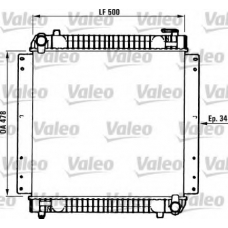 730873 VALEO Радиатор, охлаждение двигателя