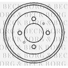 BBR7104 BORG & BECK Тормозной барабан