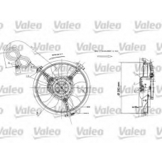 698422 VALEO Вентилятор, охлаждение двигателя