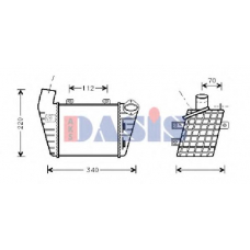 047140N AKS DASIS Интеркулер