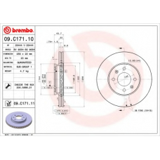 BS 9054 BRECO Тормозной диск