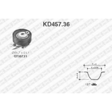 KD457.36 SNR Комплект ремня грм