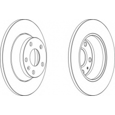 DDF1848 FERODO Тормозной диск