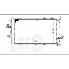 037-017-0069 LORO Радиатор, охлаждение двигателя