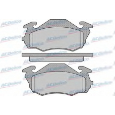 AC058959D AC Delco Комплект тормозных колодок, дисковый тормоз