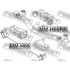 MM-H66RR FEBEST Подвеска, двигатель