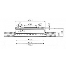 BSF3800 QUINTON HAZELL Тормозной диск