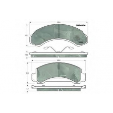 GDB4004 TRW Комплект тормозных колодок, дисковый тормоз