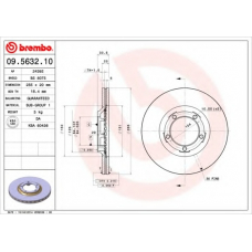 BS 8075 BRECO Тормозной диск