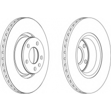 DDF1291C FERODO Тормозной диск