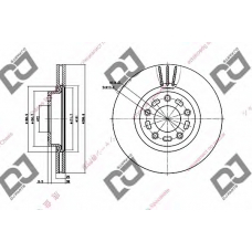 BD1378 DJ PARTS Тормозной диск