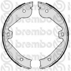 S 85 536 BREMBO Комплект тормозных колодок, стояночная тормозная с