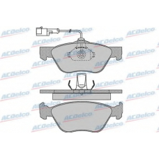 AC0581084D AC Delco Комплект тормозных колодок, дисковый тормоз