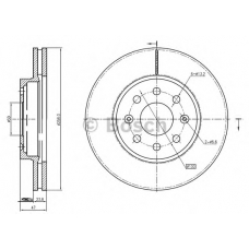 0 986 BB4 341 BOSCH Тормозной диск