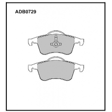 ADB0729 Allied Nippon Тормозные колодки