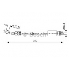 1 987 476 202 BOSCH Тормозной шланг