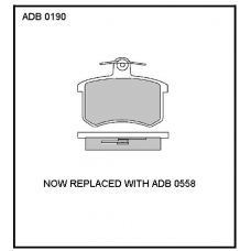 ADB0190 Allied Nippon Тормозные колодки