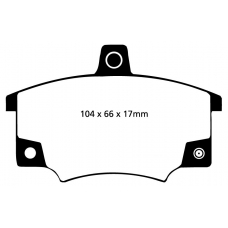 DP2420/2 EBC Brakes Колодки тормозные