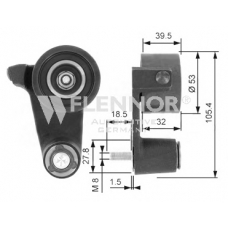 FS99159 FLENNOR Натяжной ролик, ремень грм