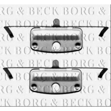 BBK1236 BORG & BECK Комплектующие, колодки дискового тормоза