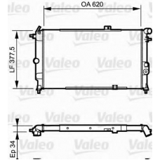 731174 VALEO Радиатор, охлаждение двигателя