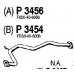 P3454 FENNO Труба выхлопного газа