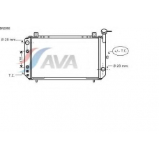DN2050 AVA Радиатор, охлаждение двигателя
