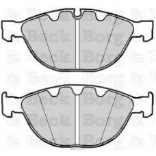 BBP2264 BORG & BECK Комплект тормозных колодок, дисковый тормоз