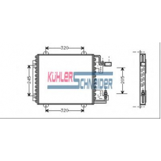 0923201 KUHLER SCHNEIDER Конденсатор, кондиционер