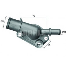 TI 85 82D MAHLE Термостат, охлаждающая жидкость